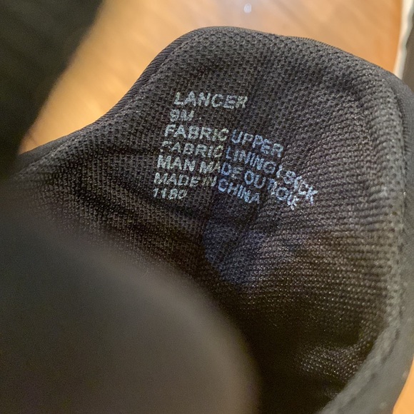 Steve Madden Size 9 Lancer Black Sneakers ~Black & White ~Runners Sneakers shoes - Picture 15 of 16